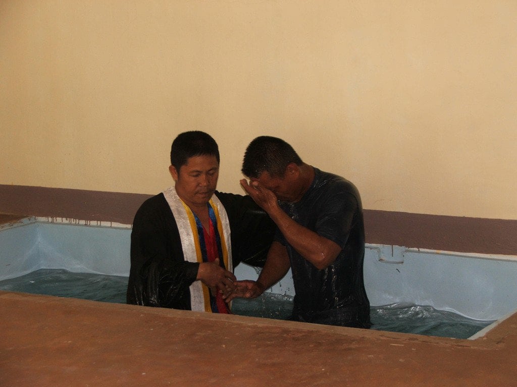 Prison Baptism batism in prision