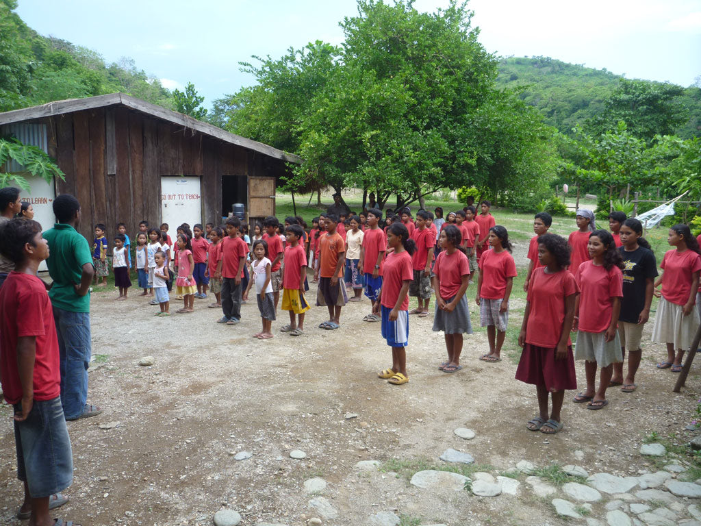 Students in the Village of Binuangan